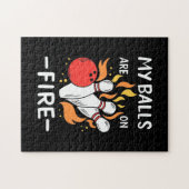 Puzzle Les balles de Bowler sont en feu (Horizontal)