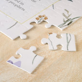 Puzzle Les Béatitudes Matthieu 5:3–12 Écriture florale (Côté)