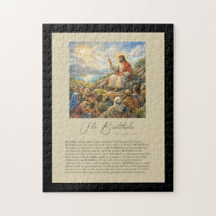 Puzzle Les Béatitudes Matthieu 5:3–12 Sermon sur la monta