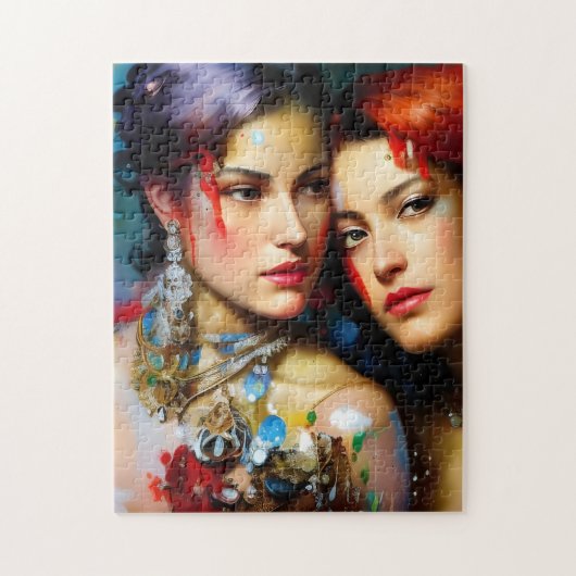 Puzzle Les Beaux Amateurs Peinture Colorée (Vertical)