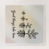 Puzzle Les bonnes choses prennent du temps (Horizontal)
