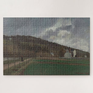 Puzzle Les bords de la Marne en hiver (1866) - Pissarro