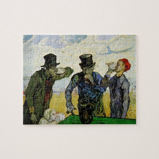 Puzzle Les Buveurs par Vincent van Gogh (Horizontal)