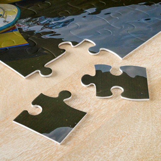 Puzzle Les canaux d'Amsterdam. (Côté)