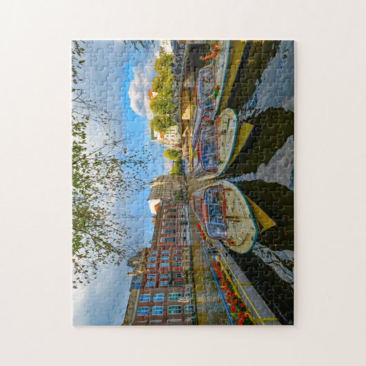 Puzzle Les canaux d'Amsterdam. (Vertical)