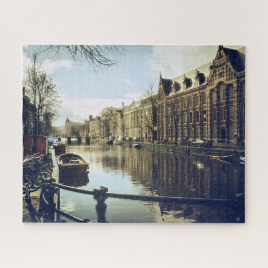 Puzzle Les canaux d'Amsterdam urbaine (Horizontal)