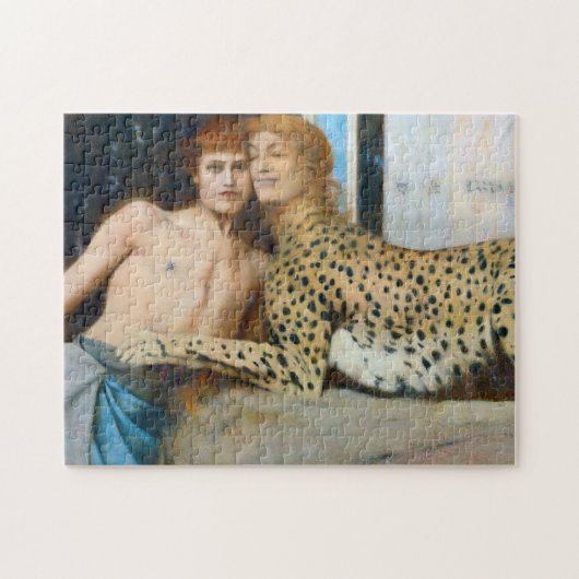 Puzzle Les Caresses, Fernand Khnopff (Horizontal)