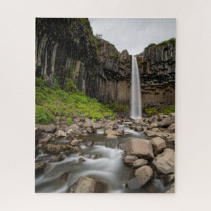 Puzzle Les cascades   Cascade de Svartifoss, Islande du S