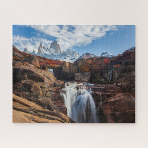 Puzzle Les cascades Fitz Roy Mountain, Argentine