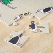 Puzzle Les chalets de plage (Côté)