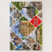 Puzzle Les châteaux de la vallée de la Loire. Collage. (Vertical)