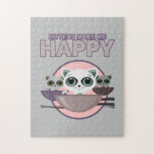 Puzzle Les chatons Me Rendent Heureux