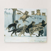 Puzzle Les chats en jeu de Louis Wain (Horizontal)