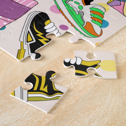 PUZZLE LES CHAUSSURES (Côté)