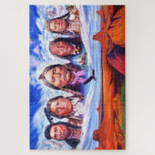 Puzzle Les chefs indiens Peinture des Indiens d'Amérique (Vertical)