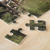 Puzzle Les Chevaux À La Clôture Du Fil De Fente (Côté)