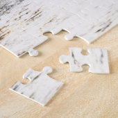 Puzzle Les Chevaux blancs sur la plage au coucher du sole (Côté)