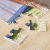 Puzzle Les chevaux Clydesdale harnachés pour tirer le cha (Côté)