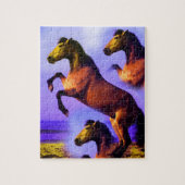 Puzzle Les chevaux dans les sables du temps (Vertical)