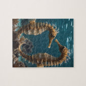 Puzzle Les Chevaux Romantiques Sous L'Océan, (Horizontal)