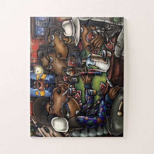 Puzzle Les chiens de tisonnier (Vertical)