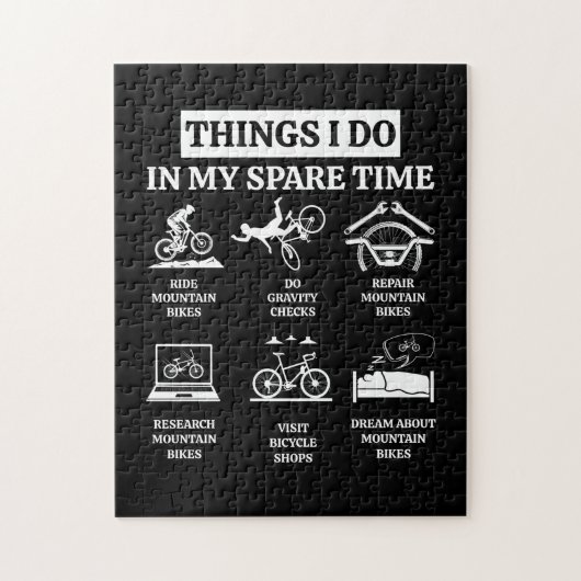 Puzzle Les Choses Que Je Fais Dans Mon Temps De Rechange (Vertical)