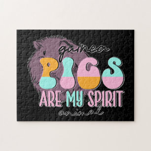 Puzzle Les Cochons de Guinée sont mon esprit animal