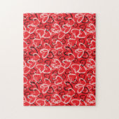 Puzzle Les coeurs manuscrits de Valentine (Vertical)