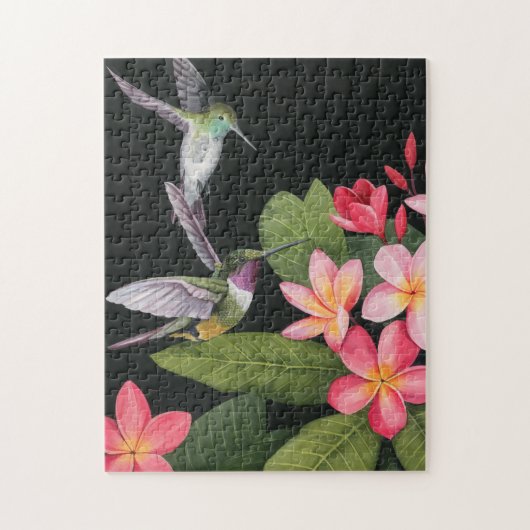 Puzzle Les colibris de la Plumeria (Vertical)