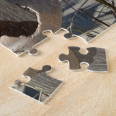 Puzzle Les coquilles de plage sur une clôture au bord de  (Côté)