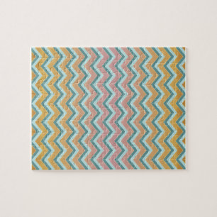 Puzzle Les couleurs chaudes douces zigzaguent