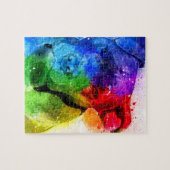 Puzzle Les couleurs de l'amour sont un Pitbull (Horizontal)