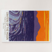 Puzzle Les cratères du Monument National de la Lune Idaho (Horizontal)