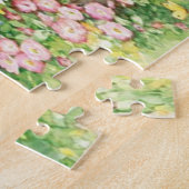 Puzzle Les Cutes Chatons Jouant Dans Un Jardin Fleuri (Côté)