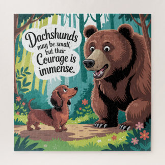 Puzzle Les Dachshunds peuvent être petits