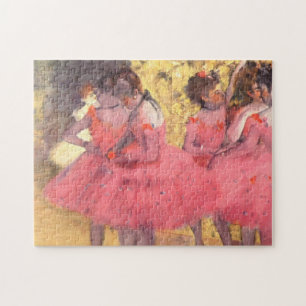 Puzzle Les danseuses roses avant le ballet par Edgar Dega