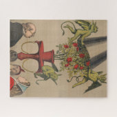 Puzzle Les Démons Verts Retirant La Couverture Du Bouquet (Horizontal)