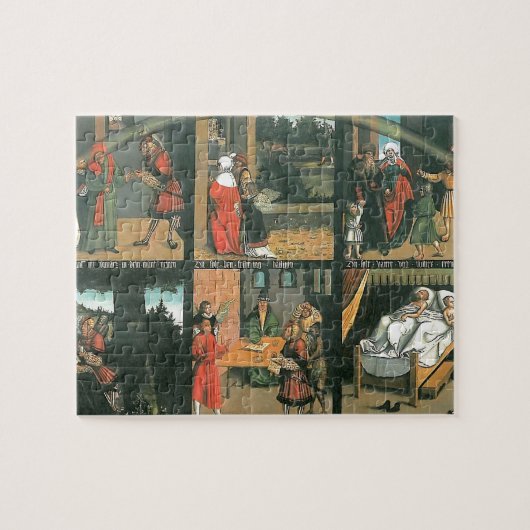 Puzzle Les Dix commandements par Lucas Cranach l'aîné (Horizontal)
