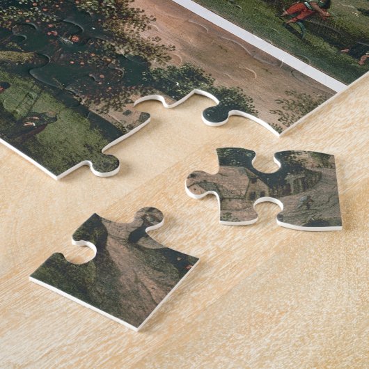 Puzzle Les douze mois de l'année : Janvier, février, (Côté)