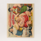 Puzzle Les enfants géants de W. Hollmann et bébé prix. (Vertical)