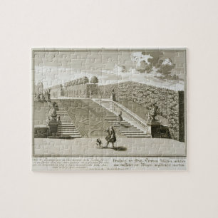 Puzzle Les étapes à la terrasse de jardin, palais de