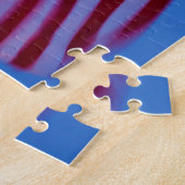 Puzzle Les Etats-Unis, la Géorgie, île de Tybee, drapeau (Côté)