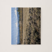 Puzzle Les Etats-Unis, Orégon, champ avec la neige ont (Vertical)