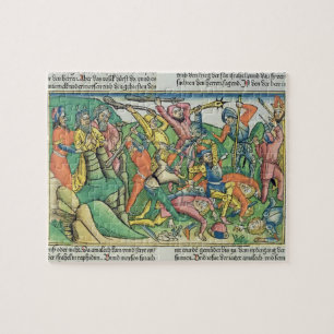 Puzzle Les exodes 17 8-15 Aaron et Hur soutiennent les