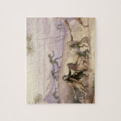 Puzzle Les façons et les coutumes des singes (Vertical)