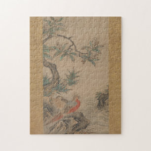 Puzzle Les faisans parmi les arbres : Fleurs des Quatre S