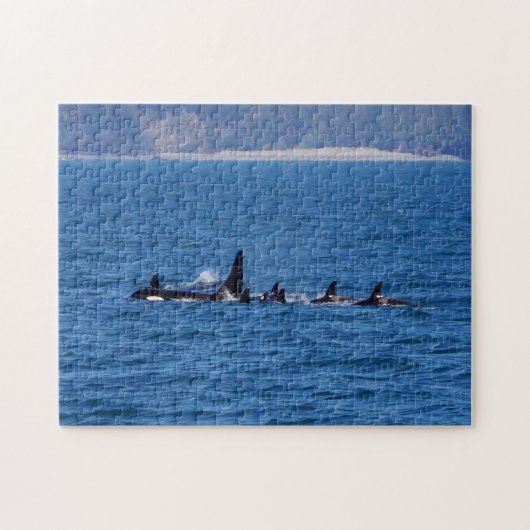 Puzzle Les familles s'assoient (Horizontal)