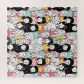 Puzzle Les femmes du monde du dessin animé Les gens diffi (Horizontal)