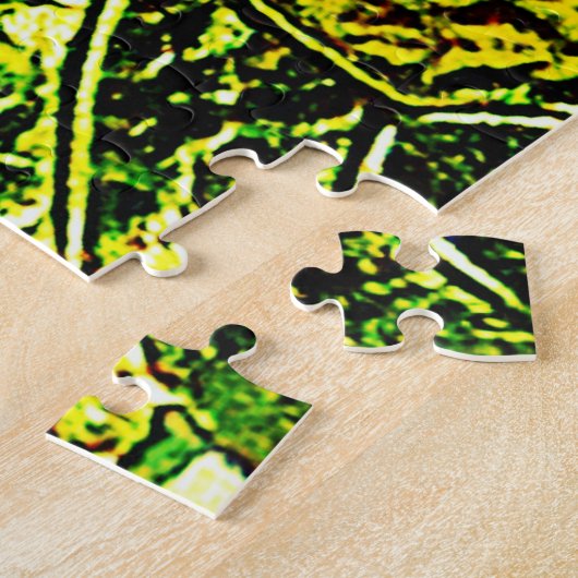 PUZZLE LES FEUILLES DE CÉRÉBRAGE VERT LES PLUS DIFFICILES (Côté)