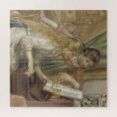 Puzzle Les filles à la peinture impressionniste de piano  (Horizontal)